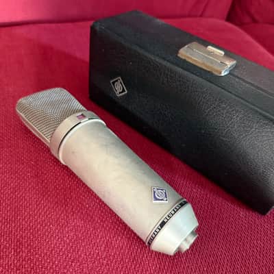 Neumann U 87 Large Diaphragm Multipattern Condenser Microphone 1967 - 1985 - Nickel image 2
