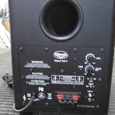 Klipsch Sub-8 Powered Subwoofer 100 Watts, Auto On/off, Hi/Lo Inputs, Ex Sound Black image 3