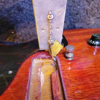 Vintage 1960 Gibson Les Paul Junior Double Cutaway - All Original - Very Clean - No Mods/No Breaks - Cherry image 12