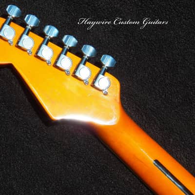 XX-Light 5.5lb. Sunburst Stratocaster with Custom 22 fret Bound Rosewood/Maple Neck+ Multi-Sound Switching With 3 Matching Humbucking Custom Pickups + 3 Coil Spit Toggles + Kill Switch + Leveled, Crowned and Polished Frets with Full Setup! image 5