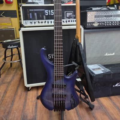 Ibanez EHB1505-PLF Bass 2020 - Pacific Blue Burst Flat image 1