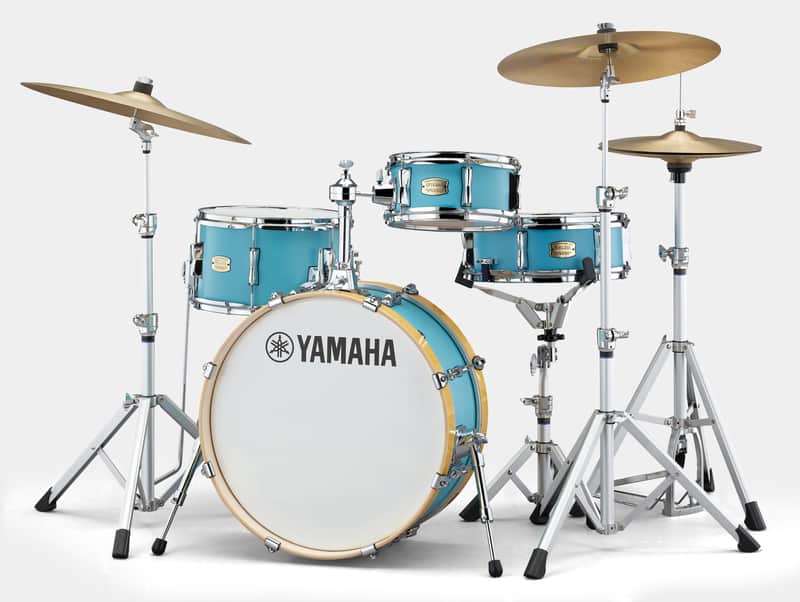 Yamaha Stage Custom Birch 4-Piece Hip Kit - Matte Surf Green image 1