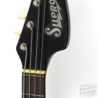 1960's Supro Pocket Bass Black image 6
