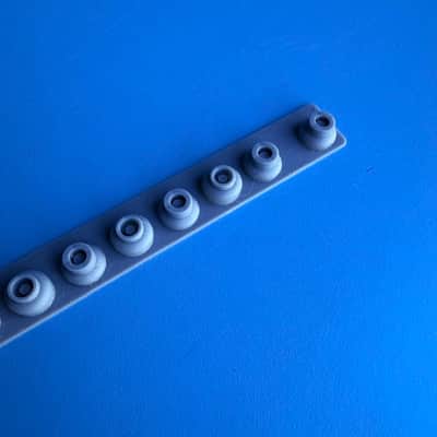 CASIO MT-240 Vintage Keyboard Part: RIGHT Key Conductive Pad w/Hight C image 4
