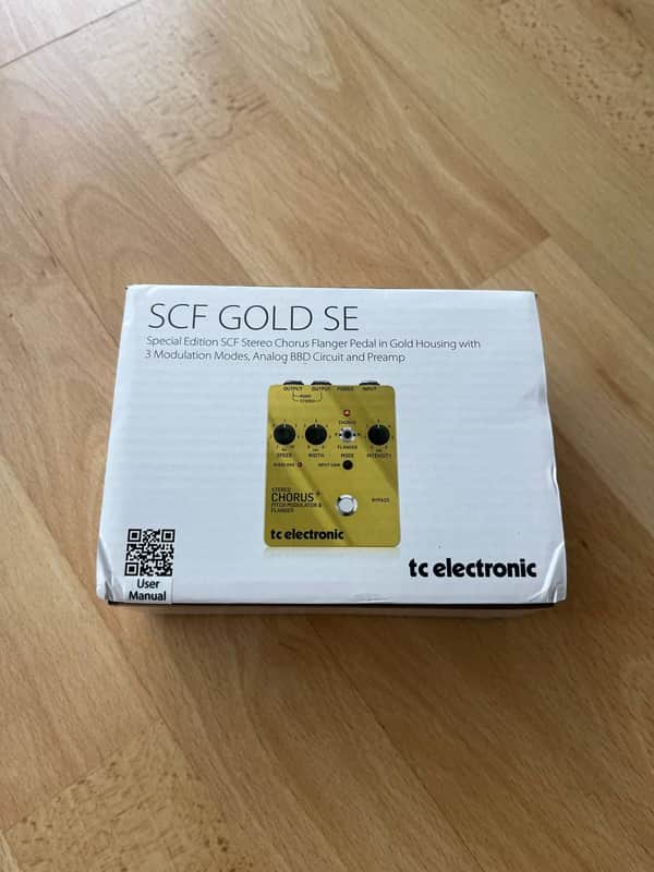 TC Electronic SCF Gold SE Special Edition Stereo Chorus + Pitch Modulator & Flanger Reissue 2022 - Gold image 1