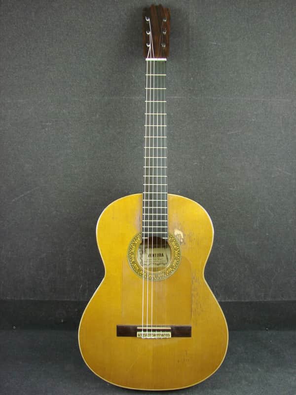 Ventura Bruno Royal Artist Model 1600F Flamenco Acoustic Guitar W/Case image 1
