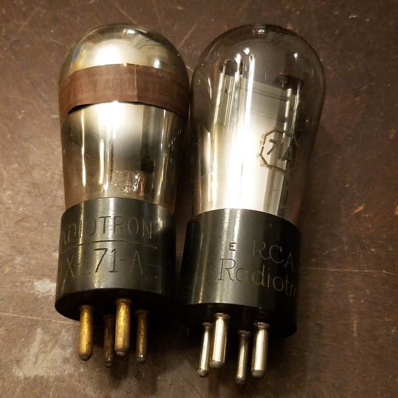RCA ONE (1) Type 71A GLOBE Power Amplifier Antique tNOS AT1000 TESTED Vacuum Tube Audio 1926-1930 image 1