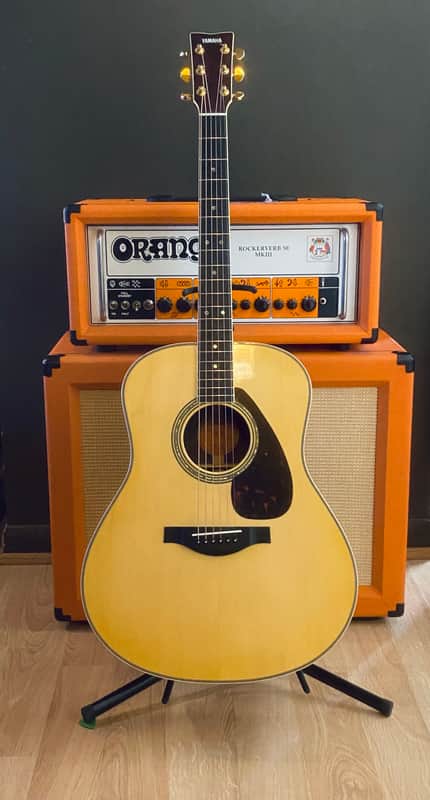 Yamaha LL16 Jumbo Acoustic/Electric Guitar 2010s - Natural image 1