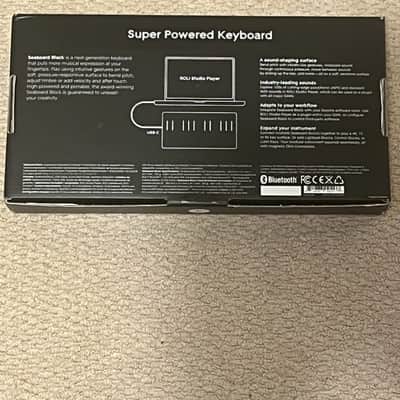 ROLI Seaboard Block 24-Key Expressive MIDI Keyboard Controller 2010s - Black image 6