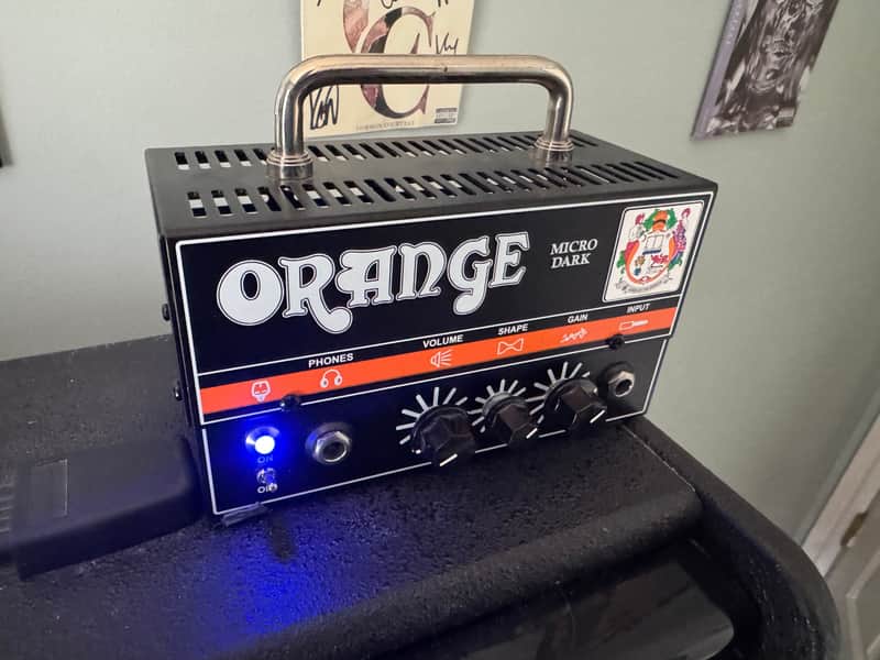 Orange Micro Dark 20-Watt Guitar Amp Head 2015 - Present - Black image 1