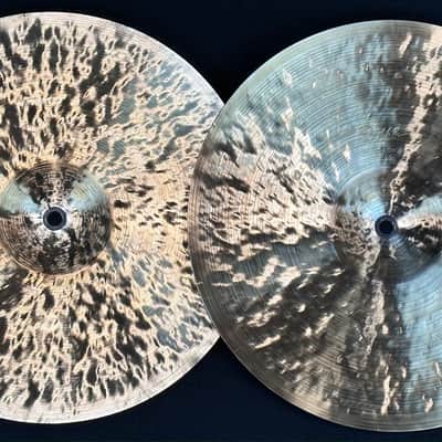 Byrne 14" Heritage Series Hi Hat Cymbal Pair - 815/1050g image 2