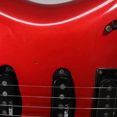 1987 Ibanez 540R Radius Series Floyd Rose HSS MIJ Jewel Red Finish w/HSC image 20