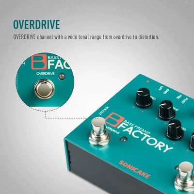 SONICAKE B Factory Analog Bass Preamp, comp and Overdrive Guitar Bass Pedal,price include the import duty for US buyer image 4