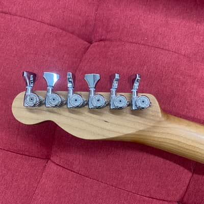 Partscaster Double Cut T-Style Guitar with Warmoth Neck and Body - Blue Ice image 15