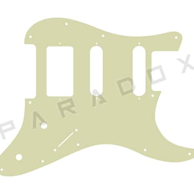 Custom Pickguard For 2020 - 2025 Made in Indonesia Schecter Nick Johnston Traditional HSS - Vintage Mint Green/Black/Vintage Mint Green .090"