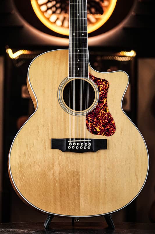 2022 Guild Westerly Collection F-2512CE Deluxe maple blonde image 1
