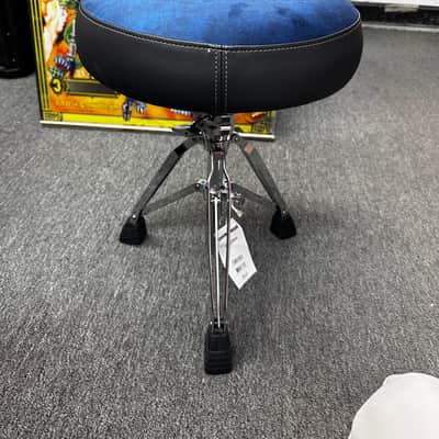 Pearl D1500BLST Drum Throne Blue Extreme Comfort Round Seat image 4