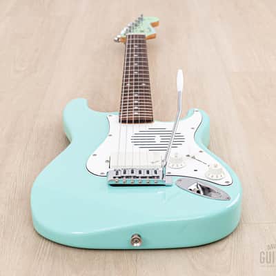 1996 Fender Stratocaster ST-Champ10 ST-CH-435 Mini Electric Guitar Sonic Blue w/ Built-In Speaker, Japan MIJ image 8