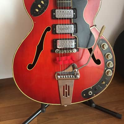 Hofner 4571/E3 Verythin GUITAR 1965-1966 Cherry image 4