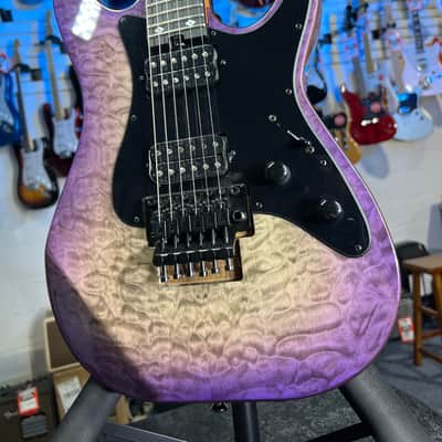 Kramer Volante Quilt HHFR Electric Guitar - Ultraviolet Burst GET PLEK'D! 978 image 6