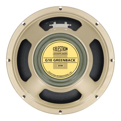 Celestion G10 Greenback 16 ohm 30w 10" Guitar Speaker w/Ceramic Magnet+Backpack image 8
