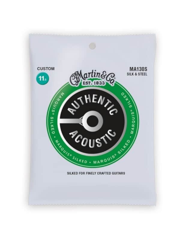 Martin MA130S Silk and Steel Acoustic Guitar Strings image 1