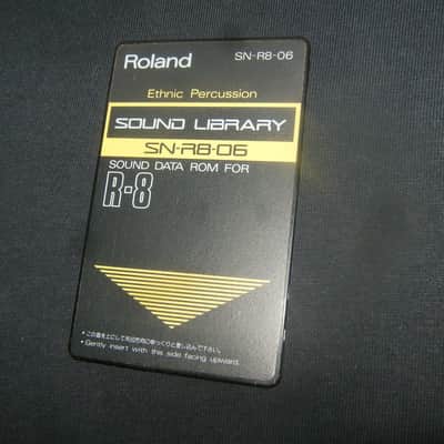 Roland SN-R8-06 Ethnic Percussion 1990s - Black