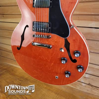 Gibson ES-335 Semi-Hollow Electric Guitar with Gibson Hard Case  - Watermelon image 3
