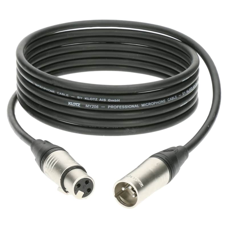 Klotz M1K1FM2500 Microphone Cable black 25m - Microphone Cable image 1