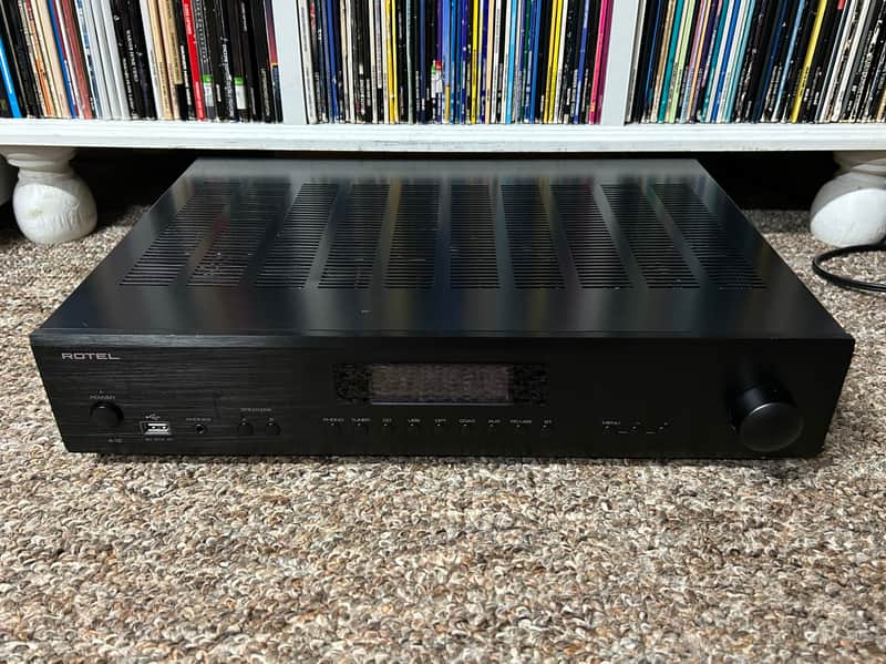 Rotel A12 Integrated Stereo Amplifier Black Bluetooth USB 230W TESTED ✅