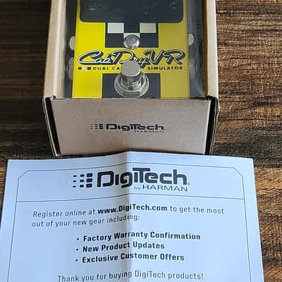 DigiTech CabDryVR Dual Cabinet Simulator 2010s - Yellow/Black/White image 7