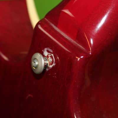 Yamaha SG 1000 (1979/80) – Cherry Sunburst Refinish – Custom Scalloped Fretboard image 10