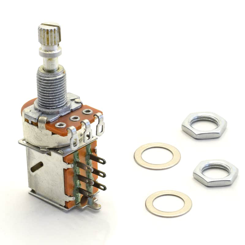 Alpha Potentiometer A250K Audio Push/Pull Pot - Set of 2 image 1