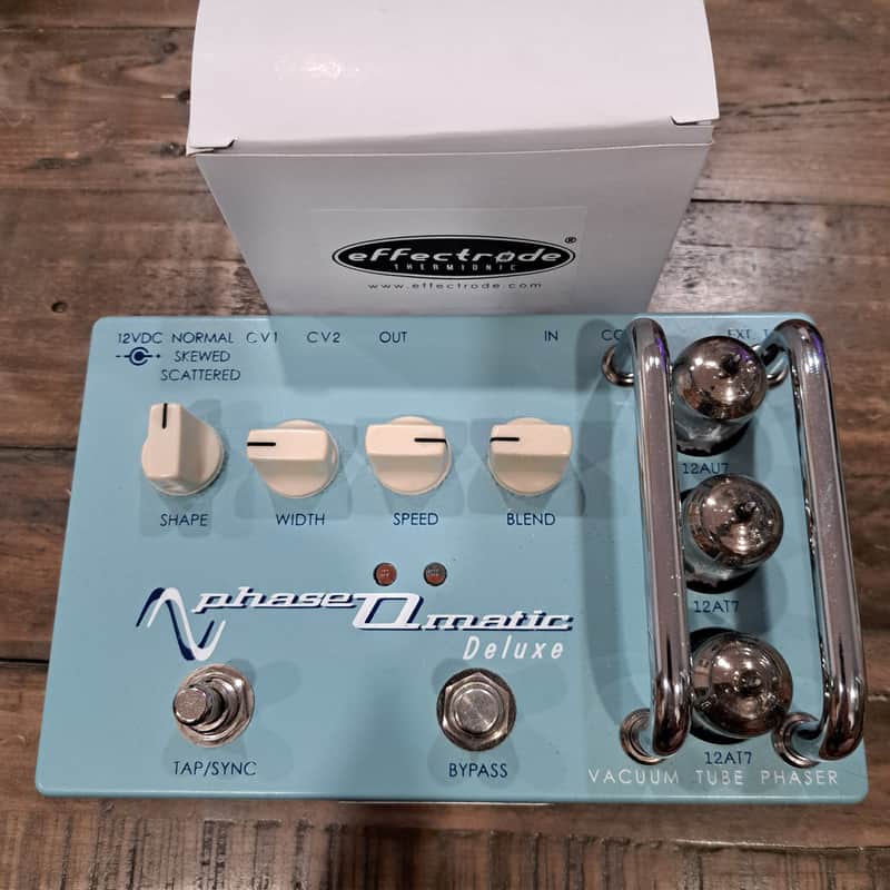 Effectrode Phaseomatic Deluxe Vacuum Tube Phaser 2010s - Light Blue image 1