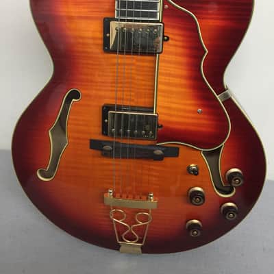 Ibanez AF155-AWB Artstar Standard 2012 Aged Whiskey Burst with OHSC image 3