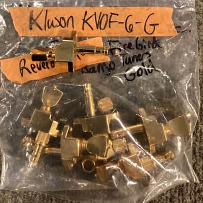 Kluson Firebird banjo tuner - Gold image 1