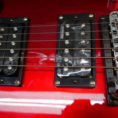 ESP LTD Viper 10 2000s - Candy Apple Red. Roland GK3 Midi pickup installed image 10