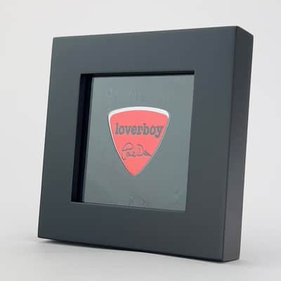3" x 3" Double Sided Guitar Pick Display, BLACK #346 Triangle Bass Shape image 7
