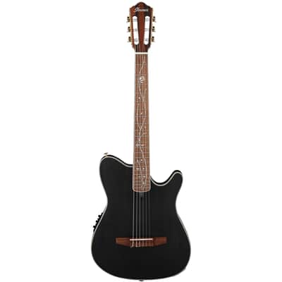 IBANEZ Tim Henson Signature Nylon Guitar, Transparent Black Flat image 2