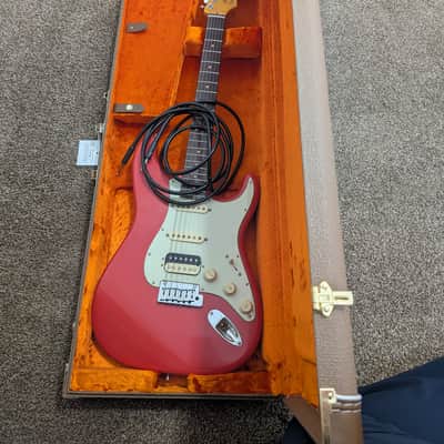 Fender American Ultra Luxe Vintage Stratocaster 60's HSS- Fiesta Red. Cable and Case Included image 1