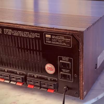 🔥🎶 Sansui G-5500 Pure Power DC Stereo Receiver — Serviced, Cleaned, 120V, Excellent Faceplate image 14