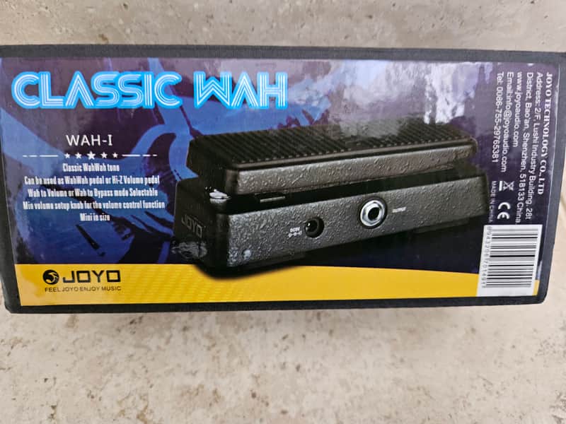 JOYO Classic Wah 1 WAH-WAH Pedal image 1
