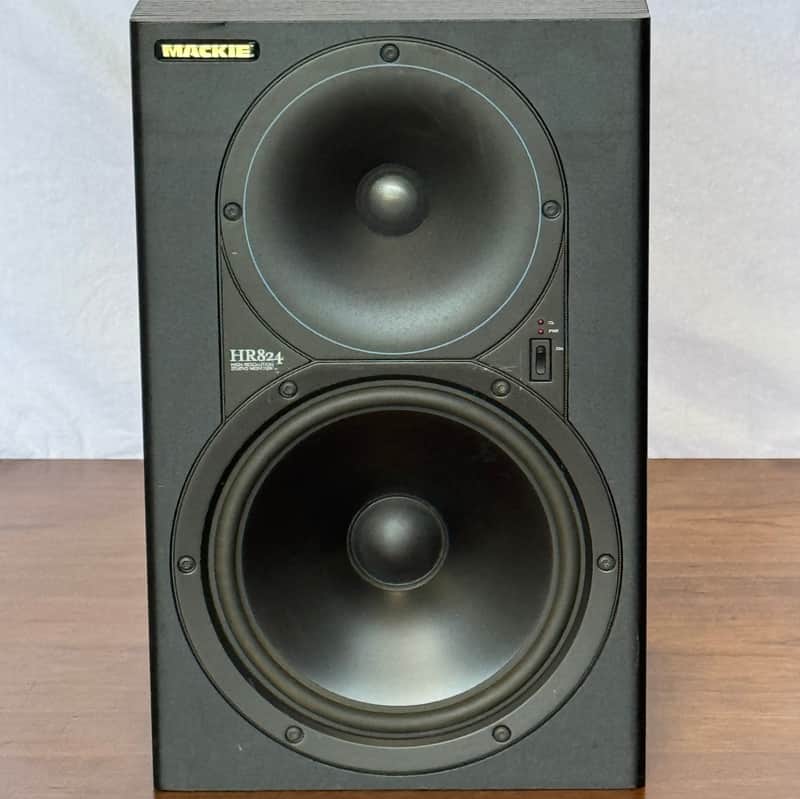 Mackie HR824 MK2 8.75" Active Studio Monitor (Single) 2007 - Present - Black image 1