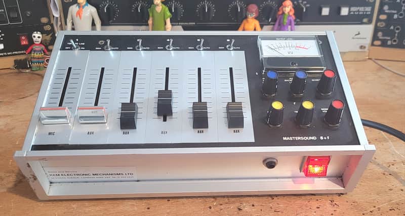 Kem Vintage Analog Broadcast Radio Mixer Mixing Desk Console Mic Preamp Pre w Ducking Compressor image 1