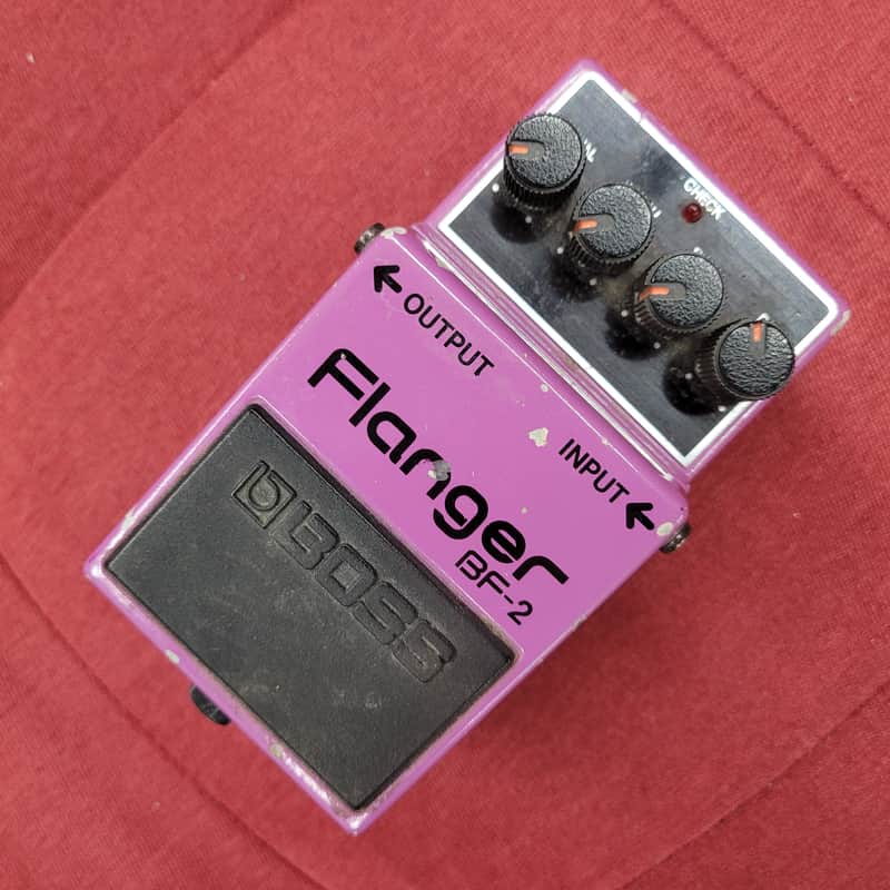 Boss BF-2 Flanger 1984-1990 (Green Label) Made In Japan | Reverb