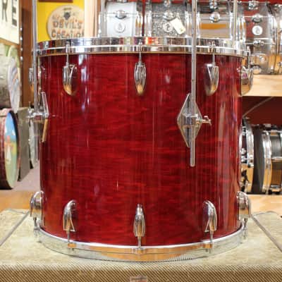 1970s Gretsch Stop Sign Badge Outfit in Red Rosewood 14x24 10x14 16x18 image 9