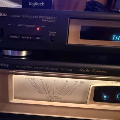 Technics SA-TX30 High End Receiver, SH-AC300 digital surround processor w remote image 7