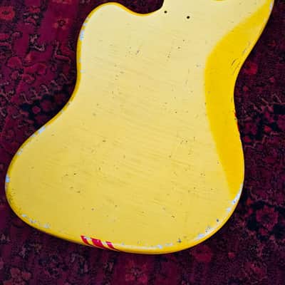 MJT Jazzmaster Body Yellow Nito Relic image 2