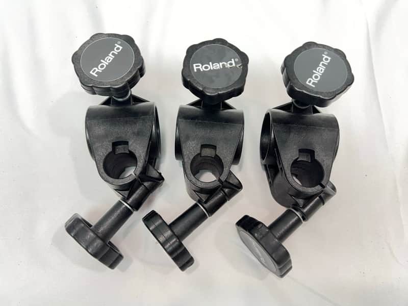 Roland MDC-7U V-Drum Cymbal Rack Clamp Roland Cymbal/Tom Clamp (THREE PACK) image 1