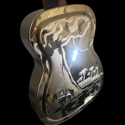 Fender FR-55 Hawaiian Resonator Acoustic Guitar image 2